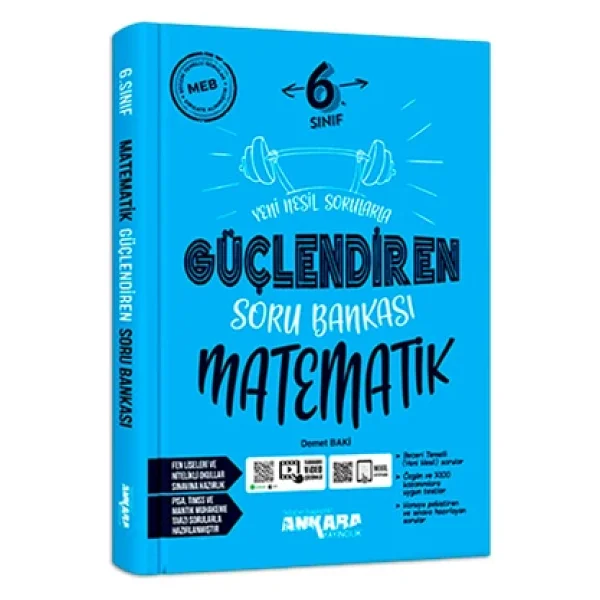 Ankara Yayıncılık 6. Sınıf Güçlendiren Matematik Soru Bankası - Görsel 4