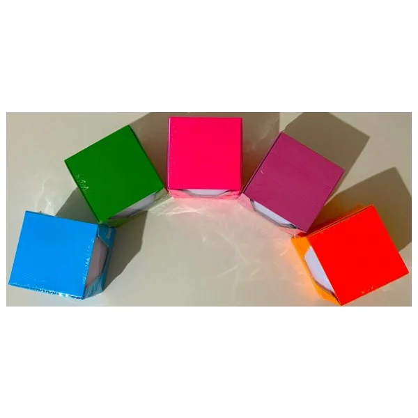 Küp Not 10 Paket Küp Blok Not Kağıdı 1 Hamur 8x8 cm - Görsel 8