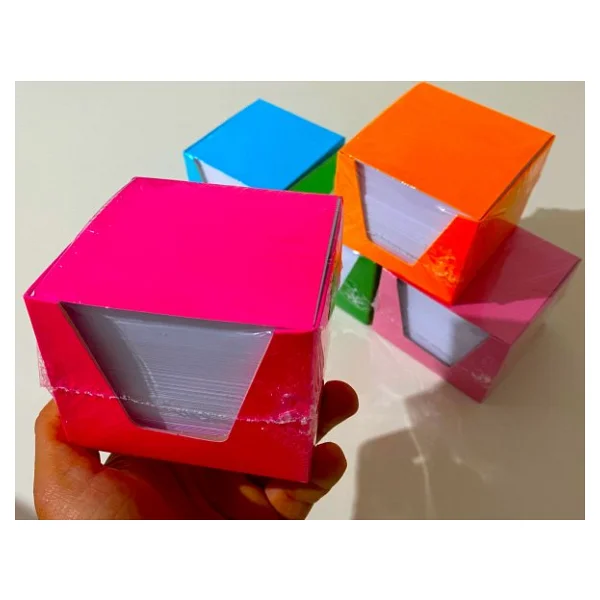 Küp Not 10 Paket Küp Blok Not Kağıdı 1 Hamur 8x8 cm - Görsel 10