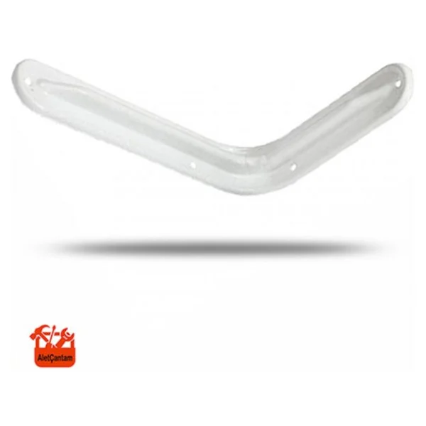 Raf Altı Demiri Dübel ve Vidaları ile Raf Ayağı 2 Adet-24 cm x 29 cm - Görsel 2