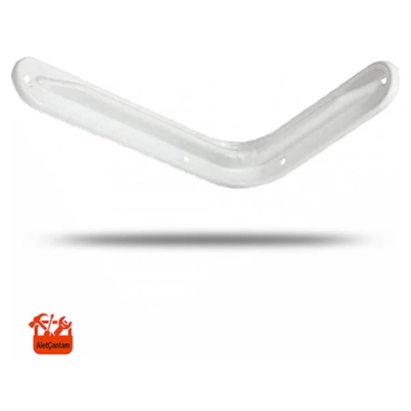Raf Altı Demiri Dübel Ve Vidaları Ile Raf Ayağı 2 Adet-20 Cm X 25 Cm - Görsel 2