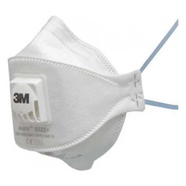 3M Aura 9322 Plus FFP2 NR D Ventilli Solunum Maskesi - Görsel 5