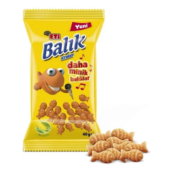 Eti Mısırlı 40 gr 18'li Paket Balık Kraker - Görsel 7