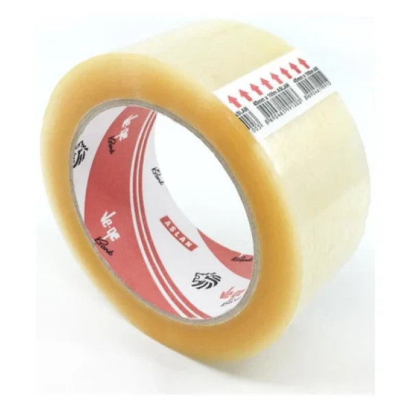 Ve-ge Aslan Şeffaf Koli Bandı 45mm X 40m 6 Adet - Görsel 2