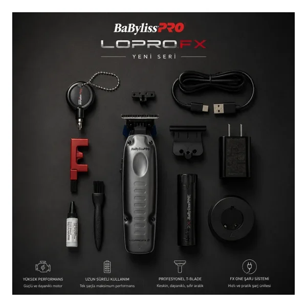 Babyliss Fxone Lo-pro FX729 Saç Kesme Makinesi - Görsel 4