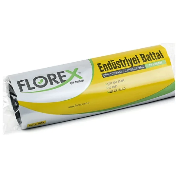 Florex Endüstriyel Battal Boy Çöp Poşeti 10'lu 5 Adet - Görsel 4