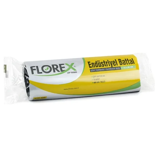 Florex Endüstriyel Battal Boy Çöp Poşeti 10'lu 5 Adet - Görsel 3