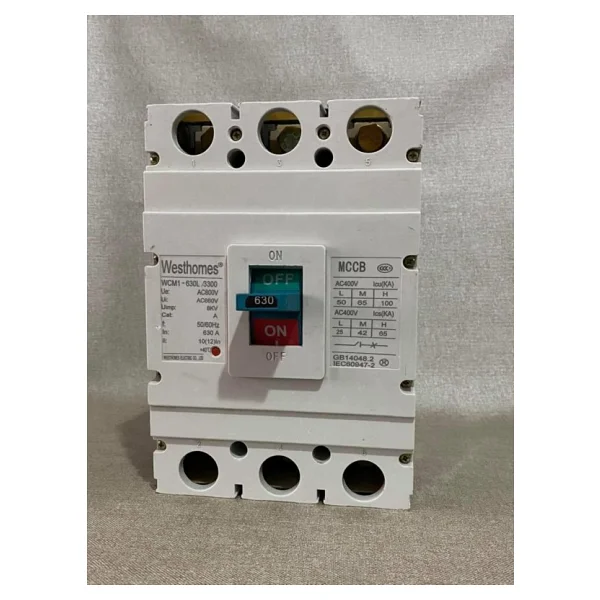 Westhomes 630A 8Kv Kaçak Akım Korumalı Şalter WCM1-630L/3300 - Garantili - Orijinal ambalajında - Görsel 5