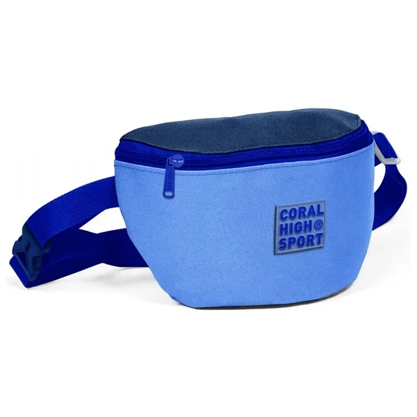 Coral High Sport Mavi-Lacivert İki Bölmeli Bel Çantası - Görsel 2