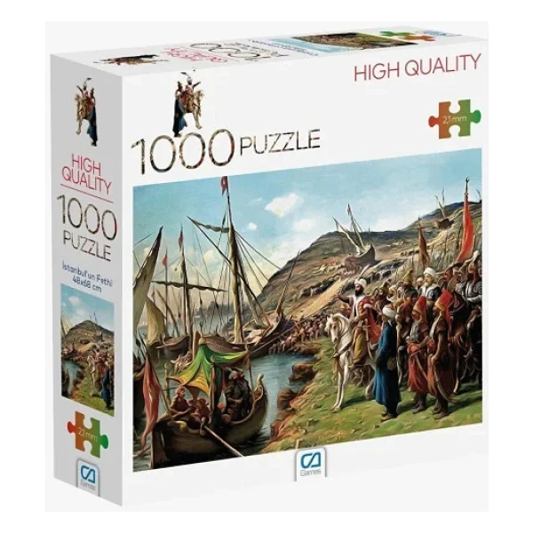 CA Games İstanbul'un Fethi 1000 Parça Puzzle 7039 - Görsel 4
