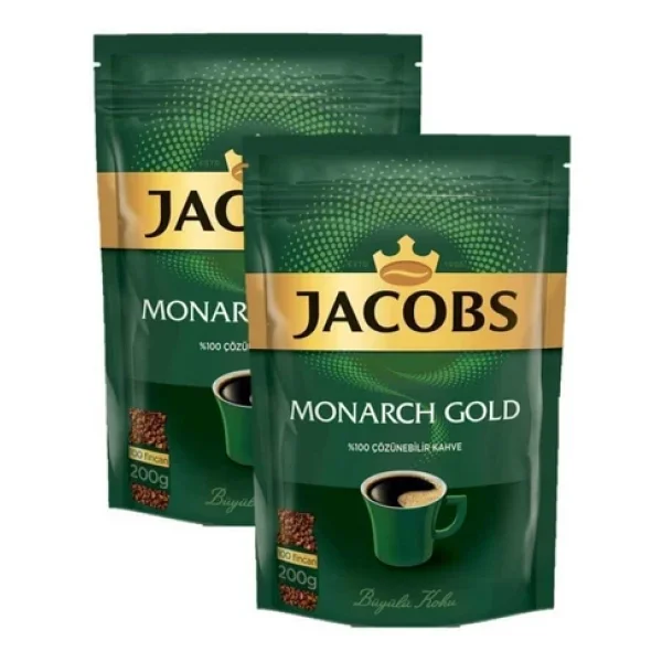 Jacobs Monarch Gold Granül Kahve 200 gr Eko Paket 2'li - Görsel 3