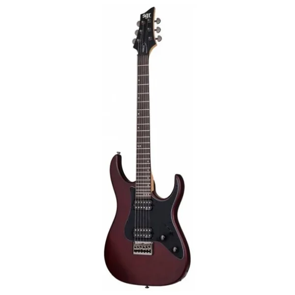 Schecter Banshee-6 SGR Walnut Satin Elektro Gitar - Görsel 7