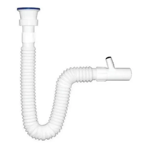 Özbest Çamaşır Çıkışlı Lüx Körüklü Lavabo Sifon - Görsel 5