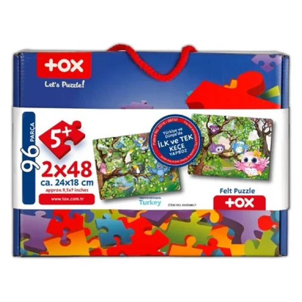 Tox Baykuş 5+ Keçe Yapboz - 5 Yaş Puzzle T017 - Görsel 4