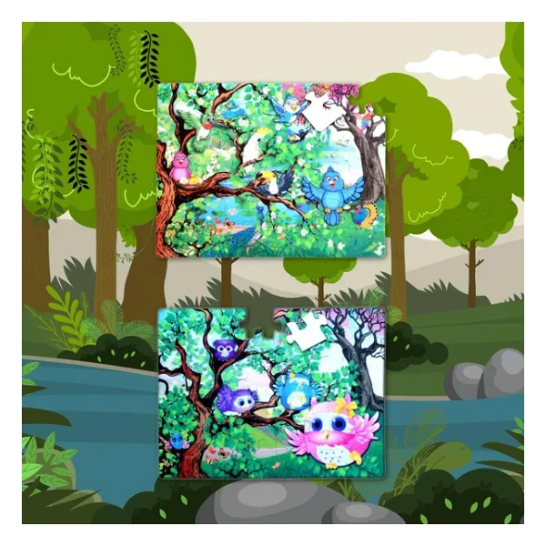 Tox Baykuş 5+ Keçe Yapboz - 5 Yaş Puzzle T017 - Görsel 6