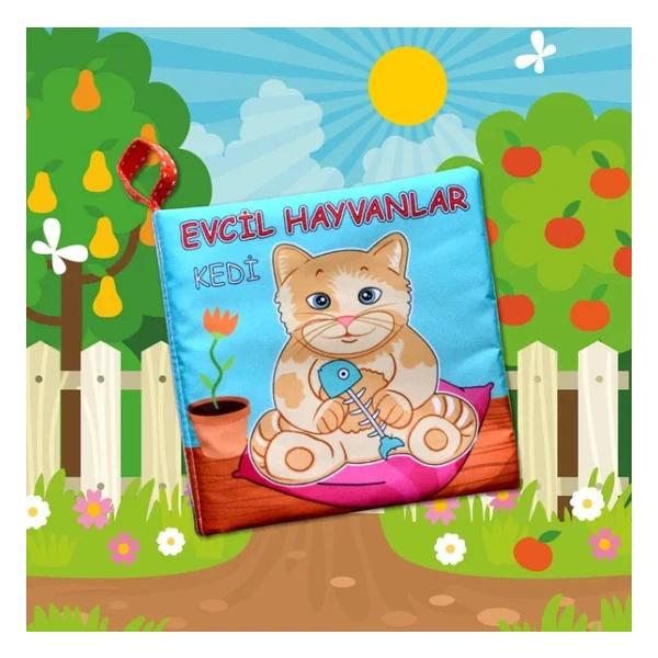 Tox Evcil Hayvanlar Sessiz Kumaş Kitap - Görsel 5