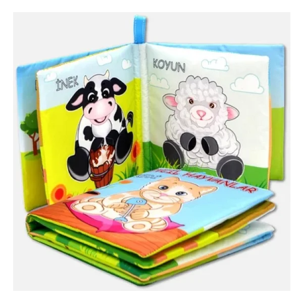 Tox Evcil Hayvanlar Sessiz Kumaş Kitap - Görsel 8