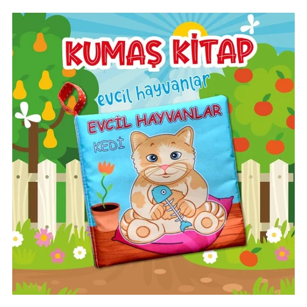Tox Evcil Hayvanlar Sessiz Kumaş Kitap - Görsel 2