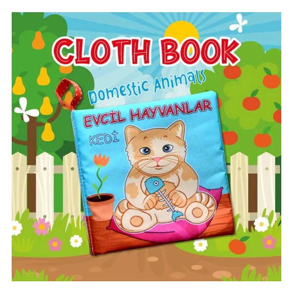 Tox Evcil Hayvanlar Sessiz Kumaş Kitap - Görsel 7