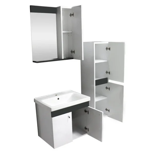 Karen New Bahar Boy Dolaplı 60 cm Banyo Seti - Görsel 2