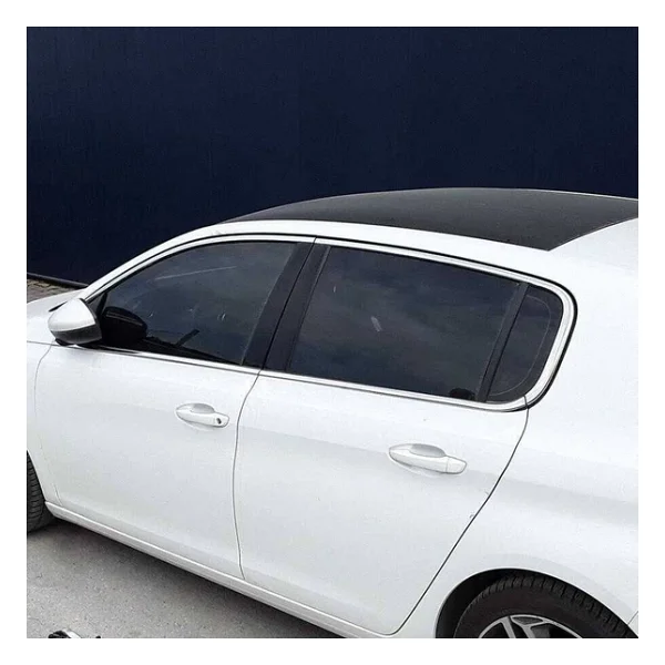 Omsa Peugeot 308 Krom Hb Cam Çerçevesi 10 Parça 2014-2021 Arası - Görsel 2
