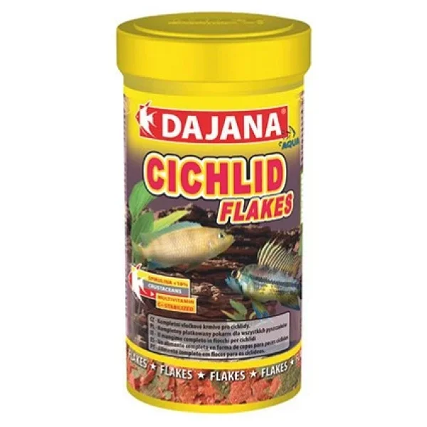 Dajana Cichlid Flakes 1000 ml / 200 gr Balık Yemi - Görsel 3