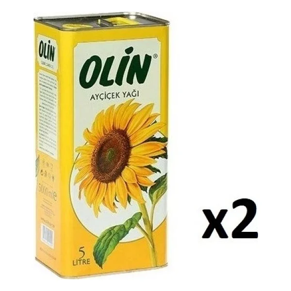 Olin Ayçiçek Yağı 5 lt Teneke 2'li - Görsel 5