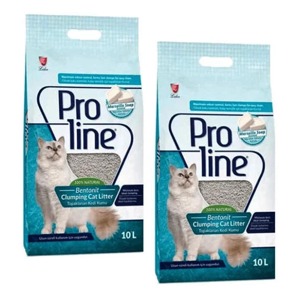 Proline Marsilya Sabunu Kokulu 10 lt 2'li Bentonit Kedi Kumu - Görsel 4