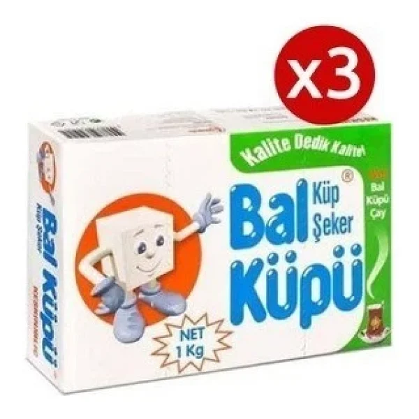 Balküpü Küp Şeker 1 kg 6'lı - Görsel 5