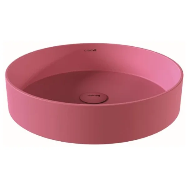 Creavit LP145 Loop 45 cm Set Üstü Sakura Çanak Lavabo - Görsel 7