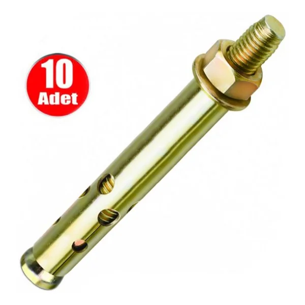 Aletçantam Uzun Çelik Dübel Gömlekli 10x110 (12mm) -10 adet - Görsel 3