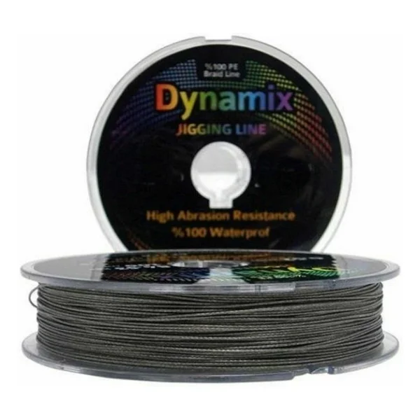 EFFE Dynamix Jigging 100 Metre Gri Örgü Ip Misina-0,06 Mm- 7,12kg - Görsel 8