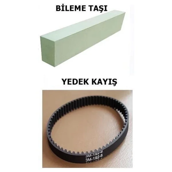 Döner Kesme Makinası Elektirikli+Yedek Tavuk Döner Kesme Bıçağı+Yedek kayış+Bileme taşı-RDC - Görsel 5