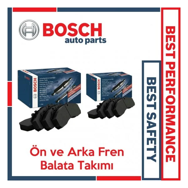 Bosch Honda Civic Fc5 2017-2021 Ön Ve Arka Fren Balata Takımı - Görsel 2