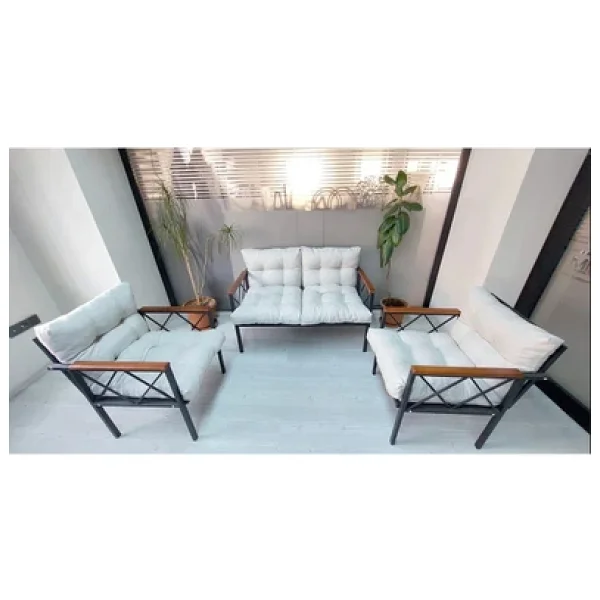 adımshops Balkon-bahçe-kafe Çay Seti Koltuk Oturma Takımı-oturma Grubu Miami - Görsel 2