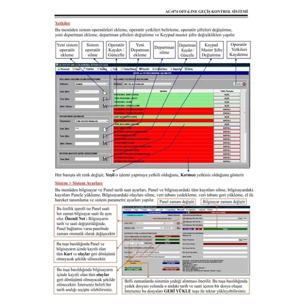 Electrosec AC-074ETH Güvenlik Amaçlı Off-Line ve Online Kartlı Geçiş Sistemi - Görsel 7