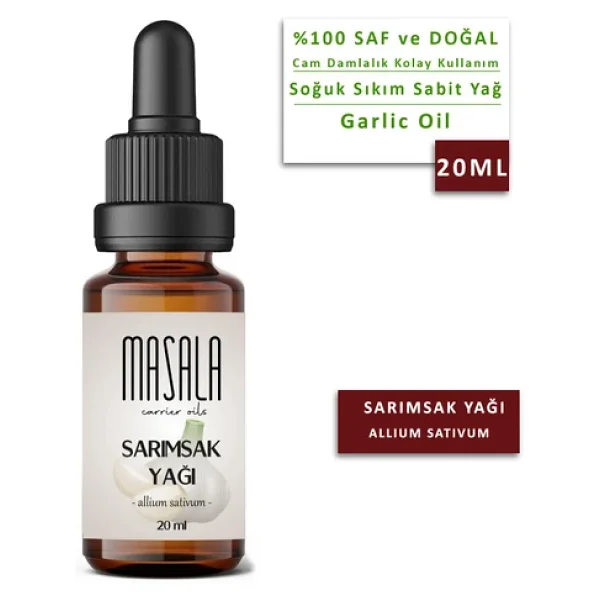 Masala Sarımsak Yağı 20 ml - Görsel 5