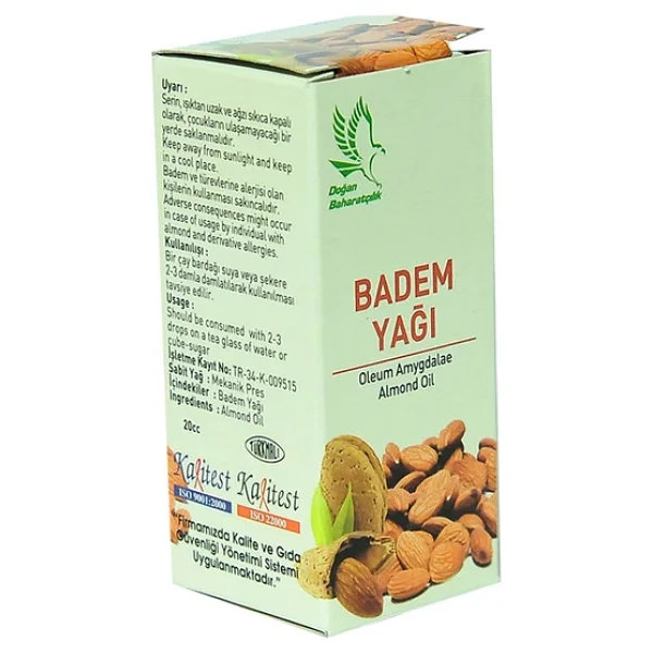Doğan Baharat Badem Yağı 20 ml - Görsel 4