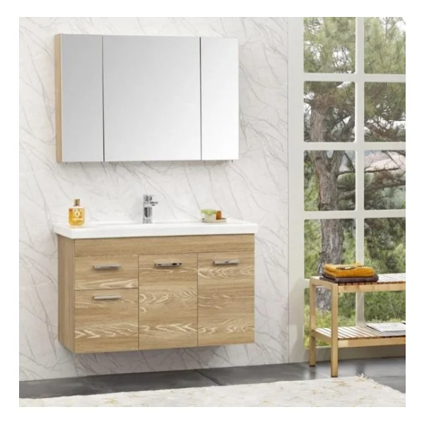 Orka Enez Livana 100 cm Banyo Alt Dolabı - Görsel 2
