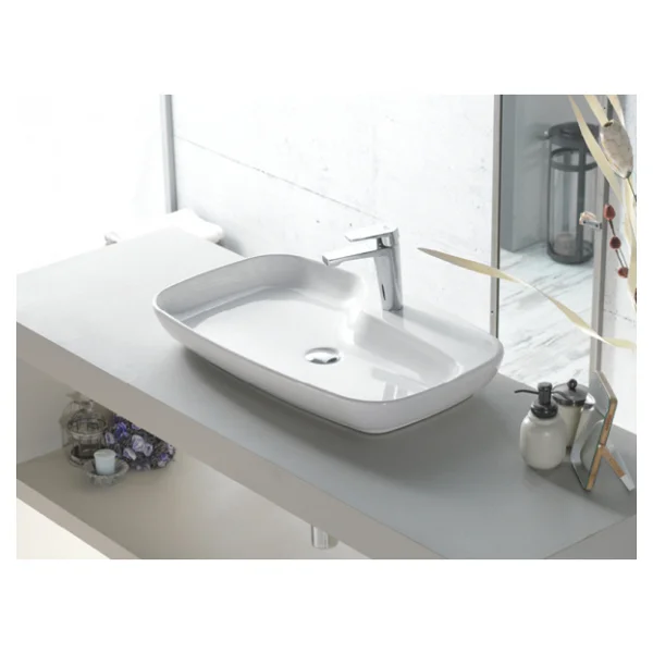 Turkuaz Seramik Nova 70 cm Tezgah Üstü Lavabo - Görsel 6
