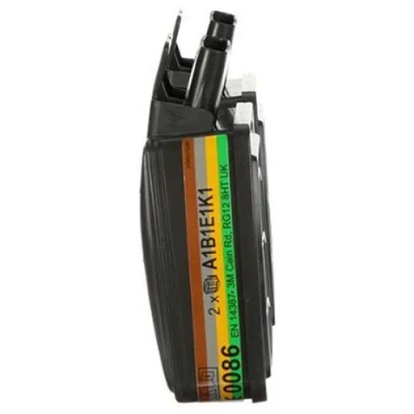 3m D8059 Secure Click Dual Flow Gaz ve Buhar Filtresi (1 Çift) - 1 Adet - Görsel 5