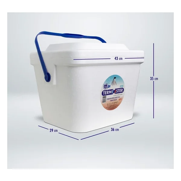 Termoster Strafor Köpük Soğutucu 25 Lt - Görsel 4