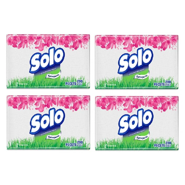 Solo 200'lü 4 Paket Kağıt Peçete - Görsel 7
