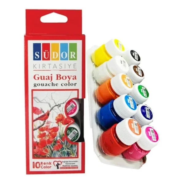Südor 20 ml 10'lu Guaj Boya - Görsel 7