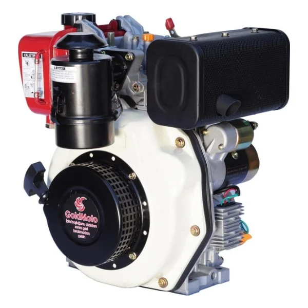 GoldMoto GM192FBE-B 12 Hp Marşlı Krank Mili Kamalı Dizel Motor - Görsel 2