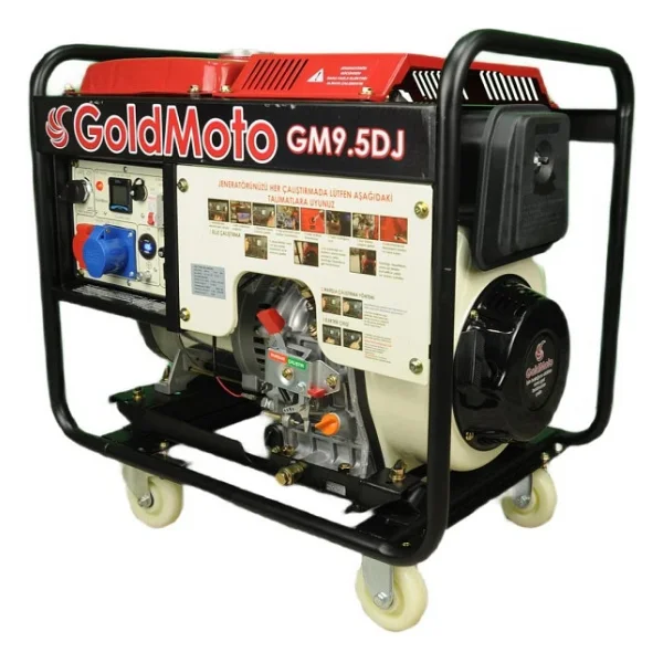 GoldMoto GM9.5DJ 9.5 KW Monofaze Dizel Jeneratör - Görsel 5