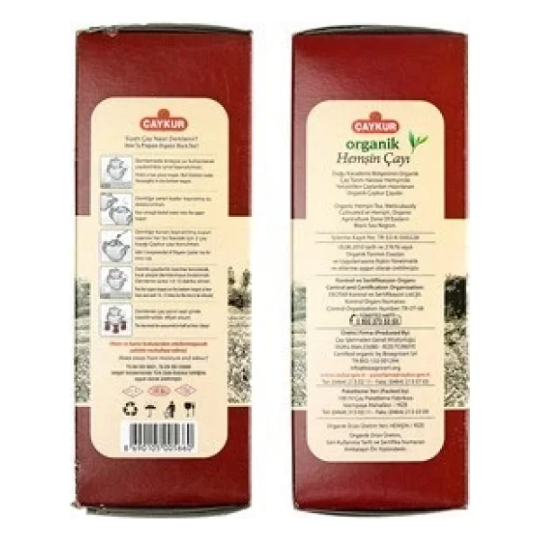 Çaykur Organik Hemşin 400 gr 6'lı Çay - Görsel 5