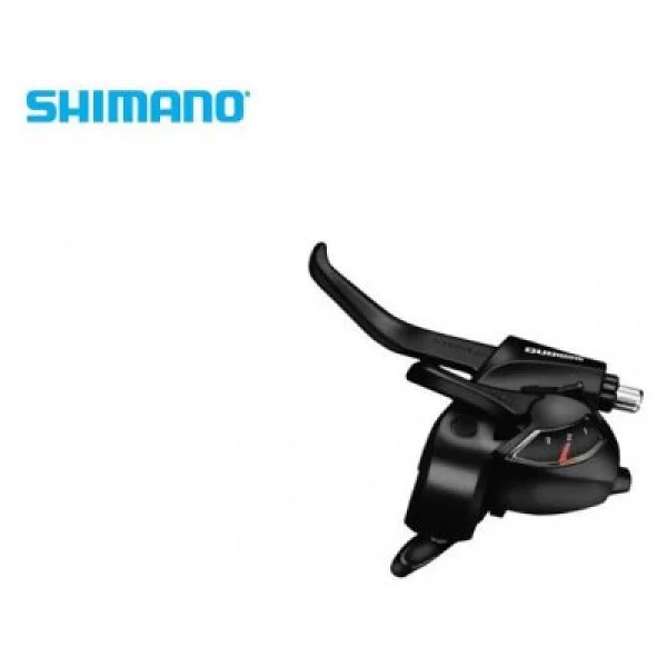 Shimano Tourney Stef41L 3S SOL Vites Fren Kolu Siyah - Görsel 2