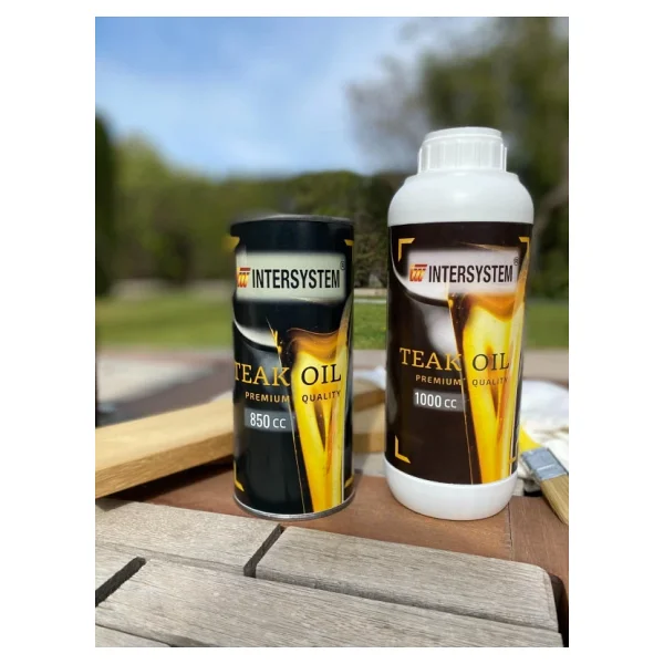 Teak Oil, Mobilyalarınız İçin Gerçek Tik Yağı, IROKO Yağı, Ahşap Bakım 850 cc - Görsel 3