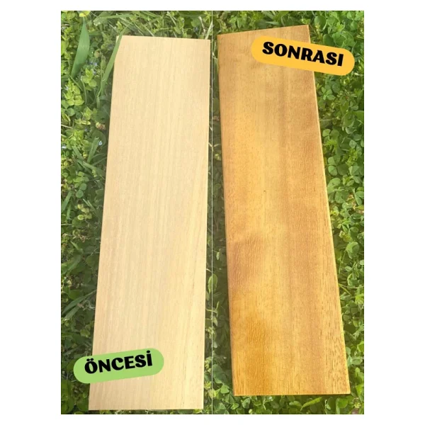 Teak Oil, Mobilyalarınız İçin Gerçek Tik Yağı, IROKO Yağı, Ahşap Bakım 850 cc - Görsel 6